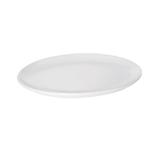 Picture of PRIMA - WHITE - OVAL COUPE PLATTER - 31CM X 23.5CM (12) (DA-1006)