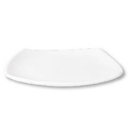 Picture of PRIMA - WHITE - SQUARE PLATE - 28CM (12) (DA-1015)