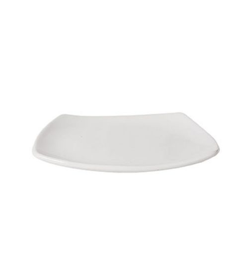 Picture of PRIMA - WHITE - SQUARE PLATE - 18CM (24) (DA-1016)