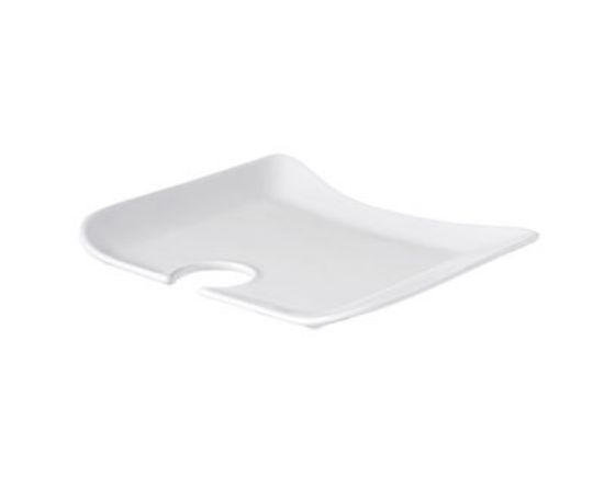 Picture of PRIMA - WHITE - COCKTAIL TRAY - 23CM (12) (DA-1026)