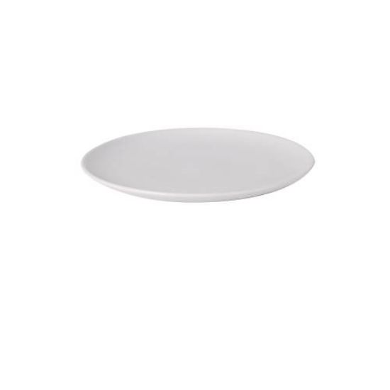 Picture of PRIMA - WHITE - OVAL COUPE PLATTER - 38CM X 29CM (6) (DA-1036)