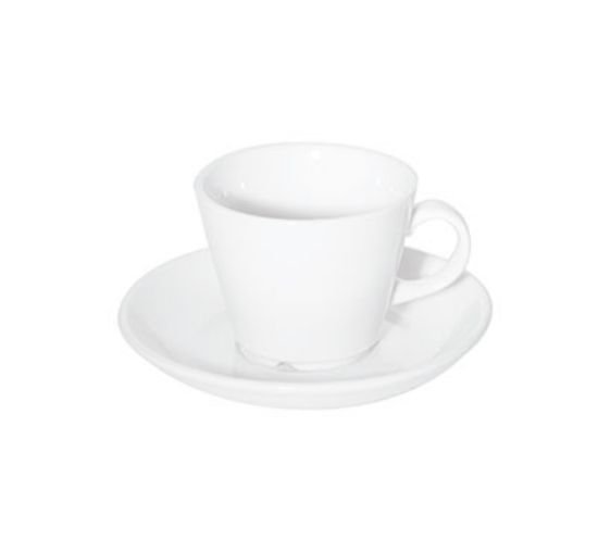 Picture of PRIMA - WHITE - FLAT SAUCER - 15CM (24) (DA-1044)