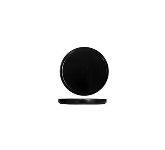 Picture of STUDIO - BLACK - PLATE - 19.5CM (24) (DA-1066)
