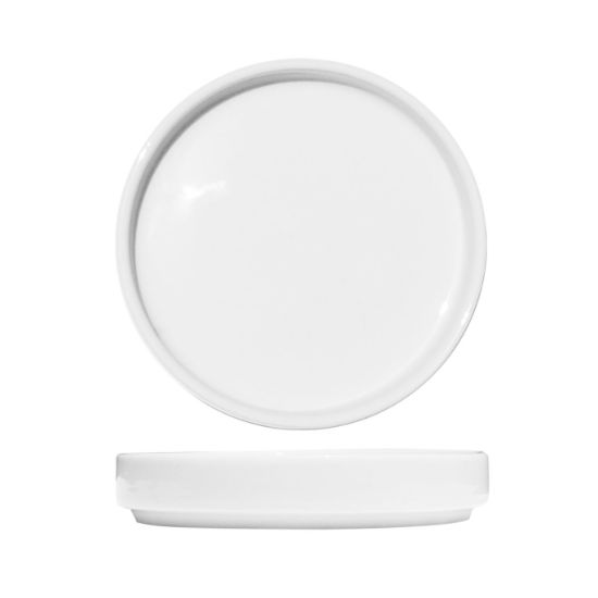 Picture of STUDIO - WHITE - FLAT BOWL - 11CM - 80ML (24) (DA-1075)