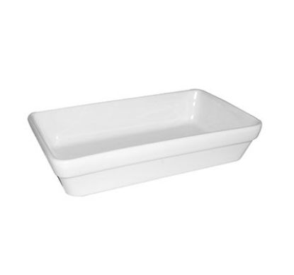 Picture of PRIMA - WHITE - STACKING RECTANGULAR SERVER - 16.5 X 10CM - 380ML (12) (DA-1083)