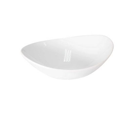 Picture of PRIMA - WHITE - OVAL BOWL - 18CM - 360ML (24) (DA-1086)