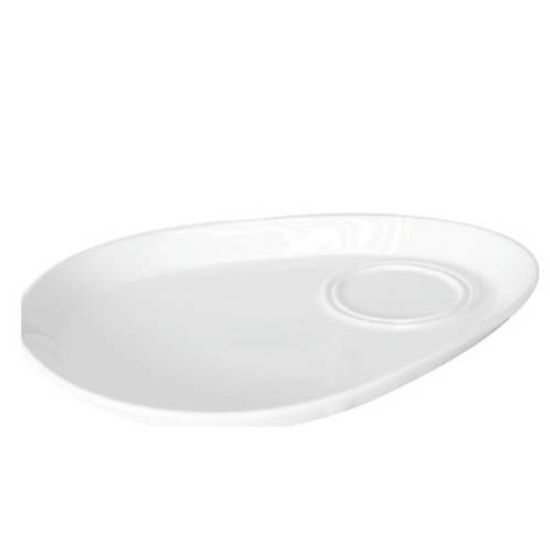 Picture of PRIMA - WHITE - SNACK PLATE - 28CM (12) (DA-1087)