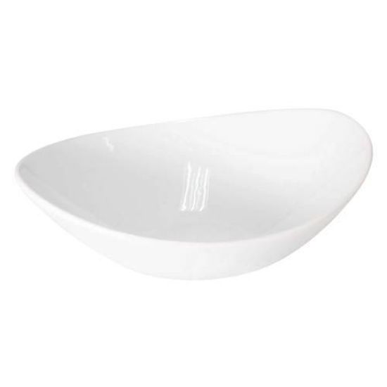 Picture of PRIMA - WHITE - OVAL BOWL - 23CM - 650ML (12) (DA-1088)