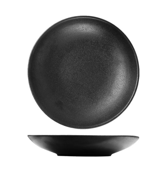 Picture of TEMPEST - BLACK - DEEP COUPE PLATE - 28CM - 1LT (12) (DA-1103)