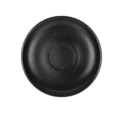 Picture of TEMPEST - BLACK - ESPRESSO SAUCER - 12CM (24) (DA-1121)