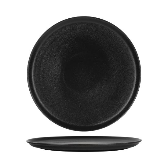 Picture of TEMPEST - BLACK - PIZZA PLATE - 31CM (12) (DA-1123)
