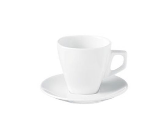 Picture of PRIMA - WHITE - SQUARE CAPPUCCINO CUP - 300ML (24) (DA-158)