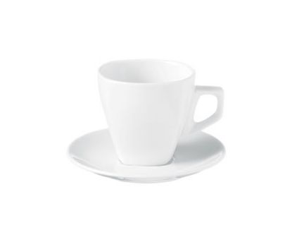 Picture of PRIMA - WHITE - SQUARE CAPPUCCINO CUP - 200ML (24) (DA-159)