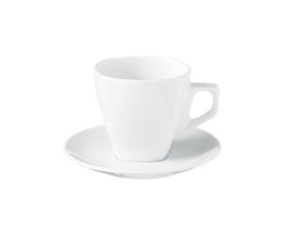 Picture of PRIMA - WHITE - CAPPUCCINO SAUCER - 15CM (24) (DA-160)
