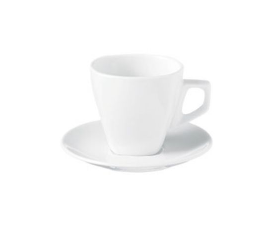 Picture of PRIMA - WHITE - CAPPUCCINO SAUCER - 15CM (24) (DA-160)