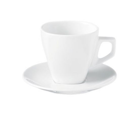 Picture of PRIMA - WHITE - SQUARE ESPRESSO CUP - 60ML (24) (DA-161)