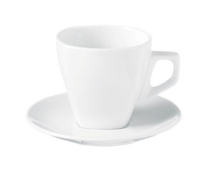 Picture of PRIMA - WHITE - ESPRESSO SAUCER - 12CM (24) (DA-162)