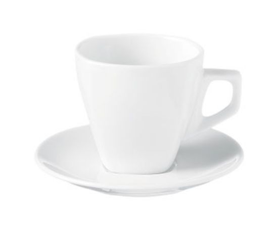 Picture of PRIMA - WHITE - ESPRESSO SAUCER - 12CM (24) (DA-162)
