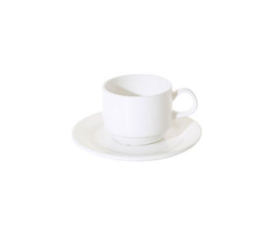Picture of PRIMA - WHITE - STACKING CUP - 200ML (24) (DA-209)