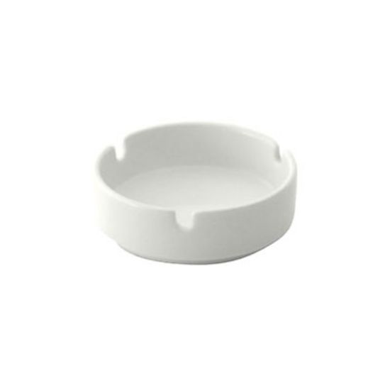 Picture of PRIMA - WHITE - ASHTRAY - 9CM (12) (DA-217)