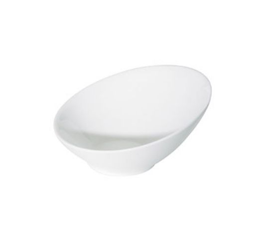 Picture of PRIMA - WHITE - SLANT TOP BOWL - 20CM - 550ML (12) (DA-222)