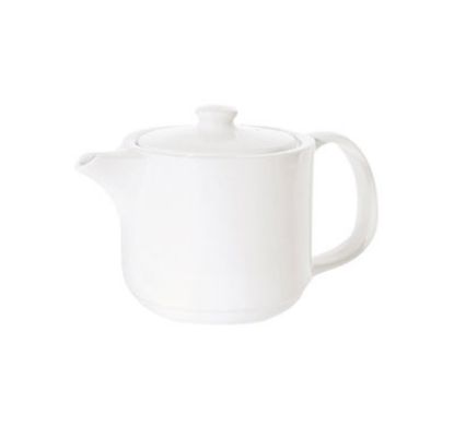 Picture of PRIMA - WHITE - TEA POT WITH LID - 500ML (6) (DA-228)