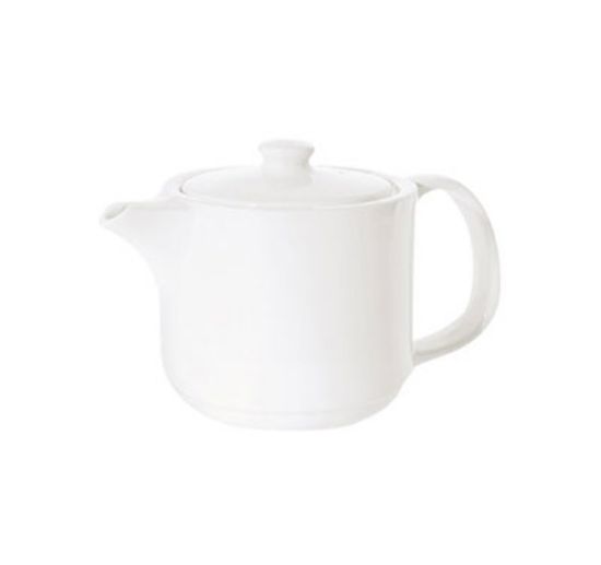 Picture of PRIMA - WHITE - TEA POT WITH LID - 500ML (6) (DA-228)