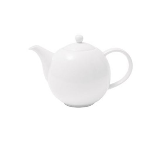 Picture of PRIMA - WHITE - TEA POT WITH LID - 500ML (6) (DA-301)