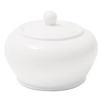 Picture of PRIMA - WHITE - SUGAR BOWL LID ONLY - 20CL (12) (DA-304L)