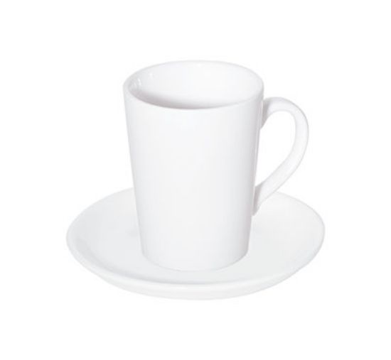 Picture of PRIMA - WHITE - DOUBLE WELL SAUCER - 16CM (24) (DA-997)