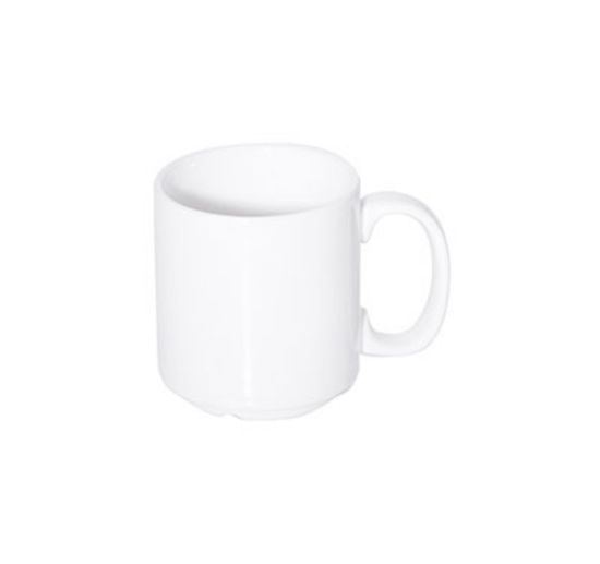 Picture of PRIMA - WHITE - STACKING MUG - 280ML (24) (DA-999)