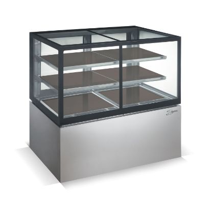 Picture of DISPLAY UNIT HOT & COLD - FLOOR STANDING 1500MM STRAIGHT - SALVADORE (DCC1500)