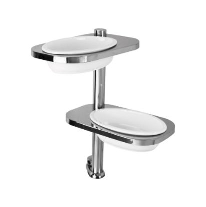 Picture of DOMINO CONDIMENT POLE (2 BOWLS + POLE) 290MM X 252MM X 80MM (DCP0001)