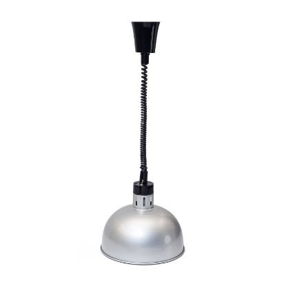 Picture of DECORATIVE FOOD DISPLAY LAMP (MATT SILVER) (DDL1001)