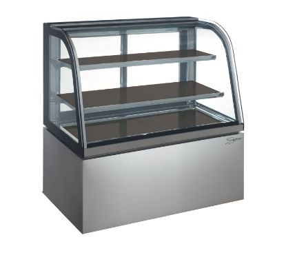 Picture of DISPLAY UNIT FRIDGE - FLOOR STANDING 900MM CURVED - SALVADORE (DFC0900)