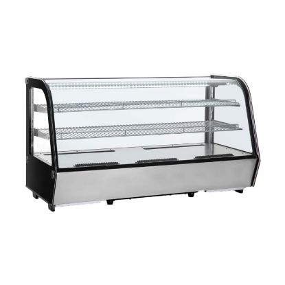 Picture of DISPLAY UNIT FRIDGE  - COUNTER TOP 1220MM CURVED - SALVADORE (DFC1220)