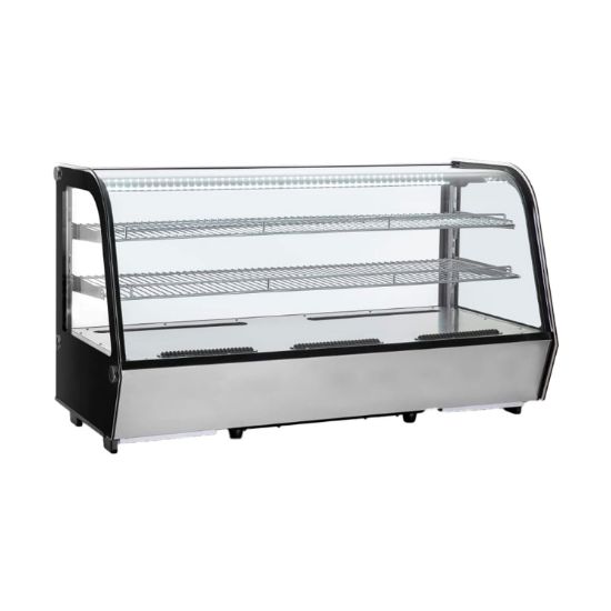 Picture of DISPLAY UNIT FRIDGE  - COUNTER TOP 1220MM CURVED - SALVADORE (DFC1220)