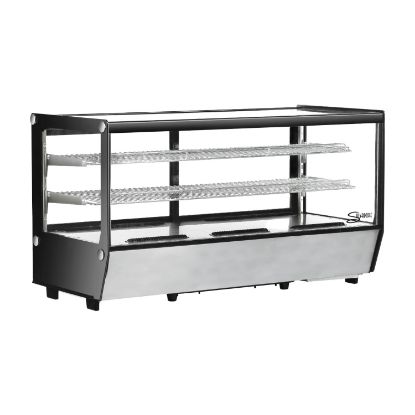 Picture of DISPLAY UNIT FRIDGE  - COUNTER TOP 1220MM STRAIGHT - SALVADORE (DFS1220)