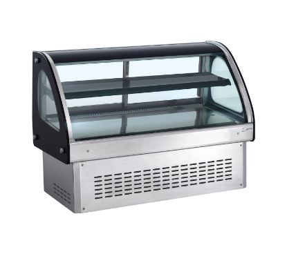 Picture of DISPLAY UNIT HEATED - COUNTERSUNK 900MM CURVED - SALVADORE (DHC0900)
