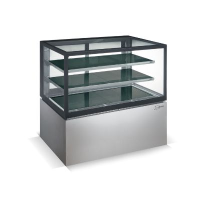 Picture of DISPLAY UNIT HEATED - FLOOR STANDING 900MM STRAIGHT - SALVADORE (DHC7900)