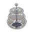 Picture of DISPLAY STAND S/STEEL - 3 TIER 266MM X 220MM X 167MM (DSS0003)