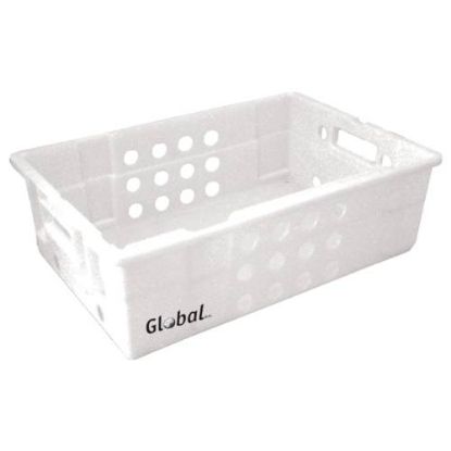 Picture of FREEZER CRATE PLASTIC - VENTED - 600MM X 400MM X 188MM (FCV0001)