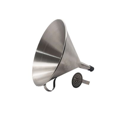 Picture of FUNNEL ROUND S/STEEL WITH REMOVABLE STRAINER - 120MM (FRS0120)