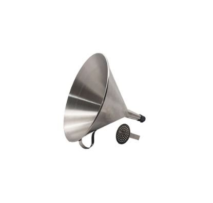 Picture of FUNNEL ROUND S/STEEL WITH REMOVABLE STRAINER - 200MM (FRS0200)