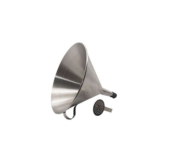 Picture of FUNNEL ROUND S/STEEL WITH REMOVABLE STRAINER - 200MM (FRS0200)