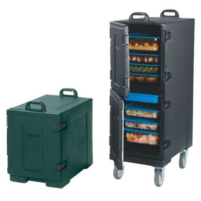 Picture of FOOD SERVER FRONT LOADER - DOUBLE (BLACK) 33.1KG - 431MM X 622MM X 1263MM (FSI0004)