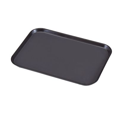Picture of FIBERGLASS SMOOTH TRAY 27CM W X 35CM L - BLACK (FST2350)