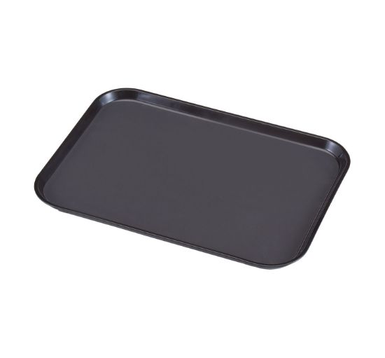Picture of FIBERGLASS SMOOTH TRAY 27CM W X 35CM L - BLACK (FST2350)
