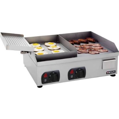 Picture of FLAT TOP GRILL ANVIL - EGG & BACON - 600MM - ELEC (FTA1600)