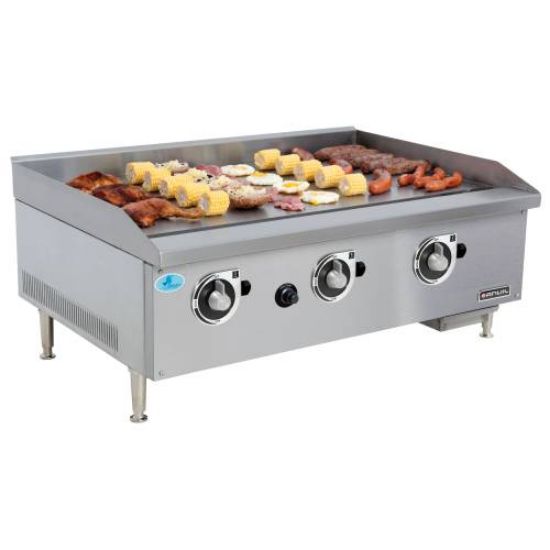 Picture of FLAT TOP GRILLER ANVIL - 900MM - PREMIER RANGE - GAS (FTG0900)